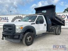 2016 Ford F-550 9ft Dump Truck