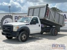 2016 Ford F-550 4x4 Dump Truck
