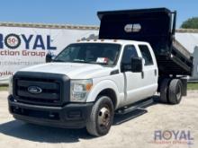 2015 Ford F-350 9ft Crew Cab Dump Truck