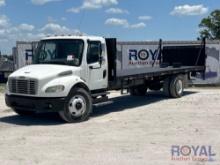 2005 Freightliner M2 106 Medium Duty Flatbed Truck w/ Liftgate