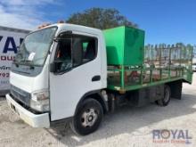 2007 Mitsubishi Fuso FE84D 16ft Dovetail Flatbed Truck