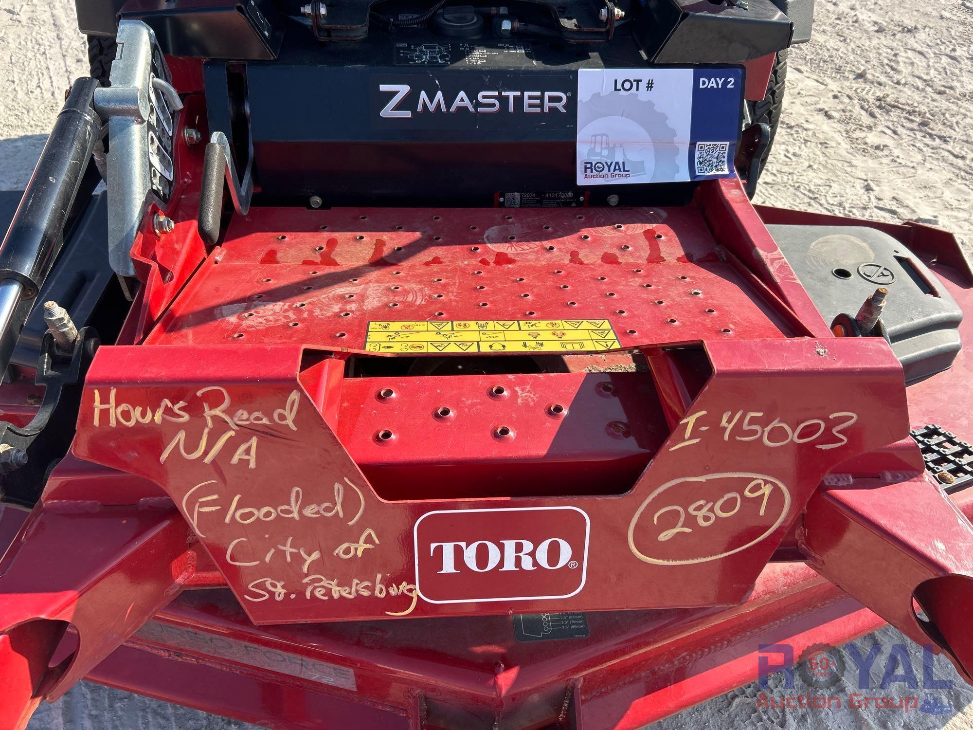 2022 Toro ZMaster 7500 Series 72074 72in Zero Turn Mower
