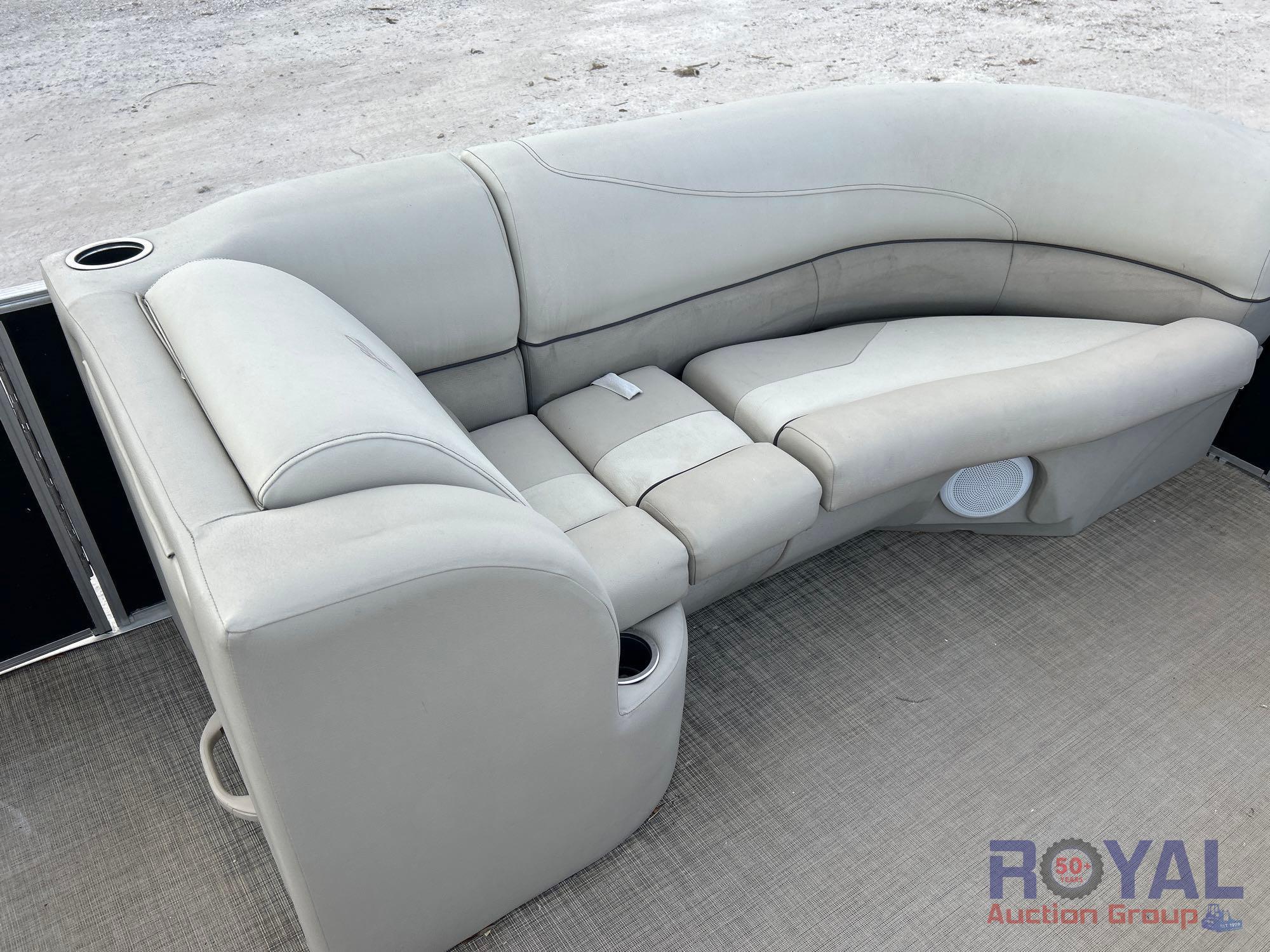 2021 23ft Cypress Cay Seabreeze 232 Pontoon Boat with 23ft Single Axle Trailer