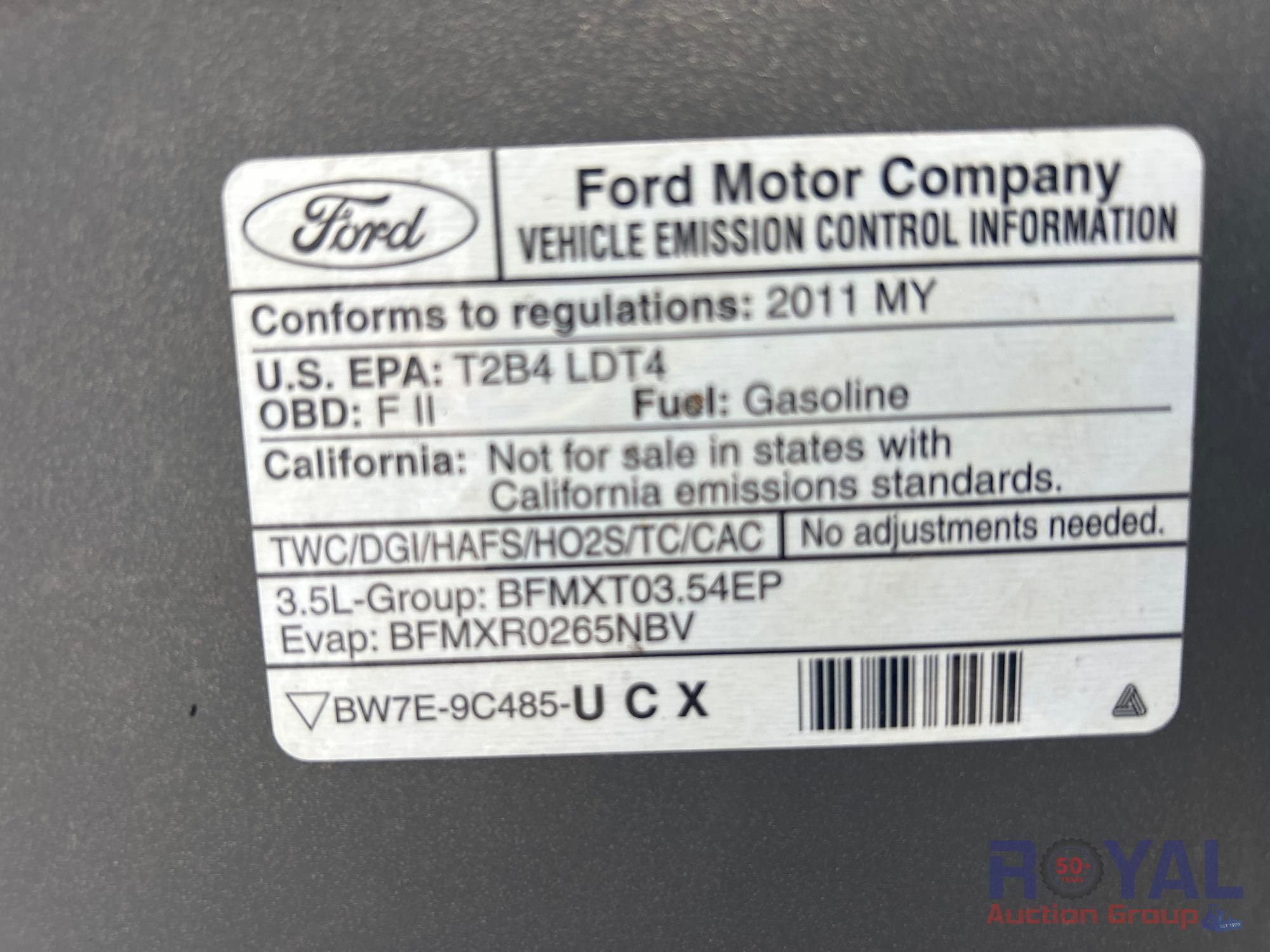 2011 Ford F-150 4x4 Ext. Cab Pickup Truck