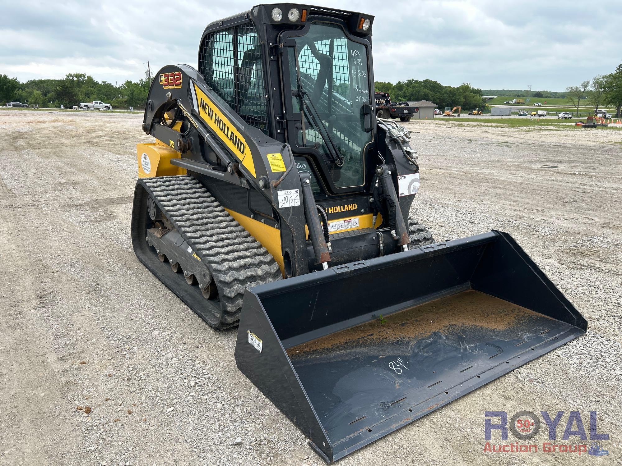 2023 New Holland C332 Two Speed Compact Track Loader Skid Steer