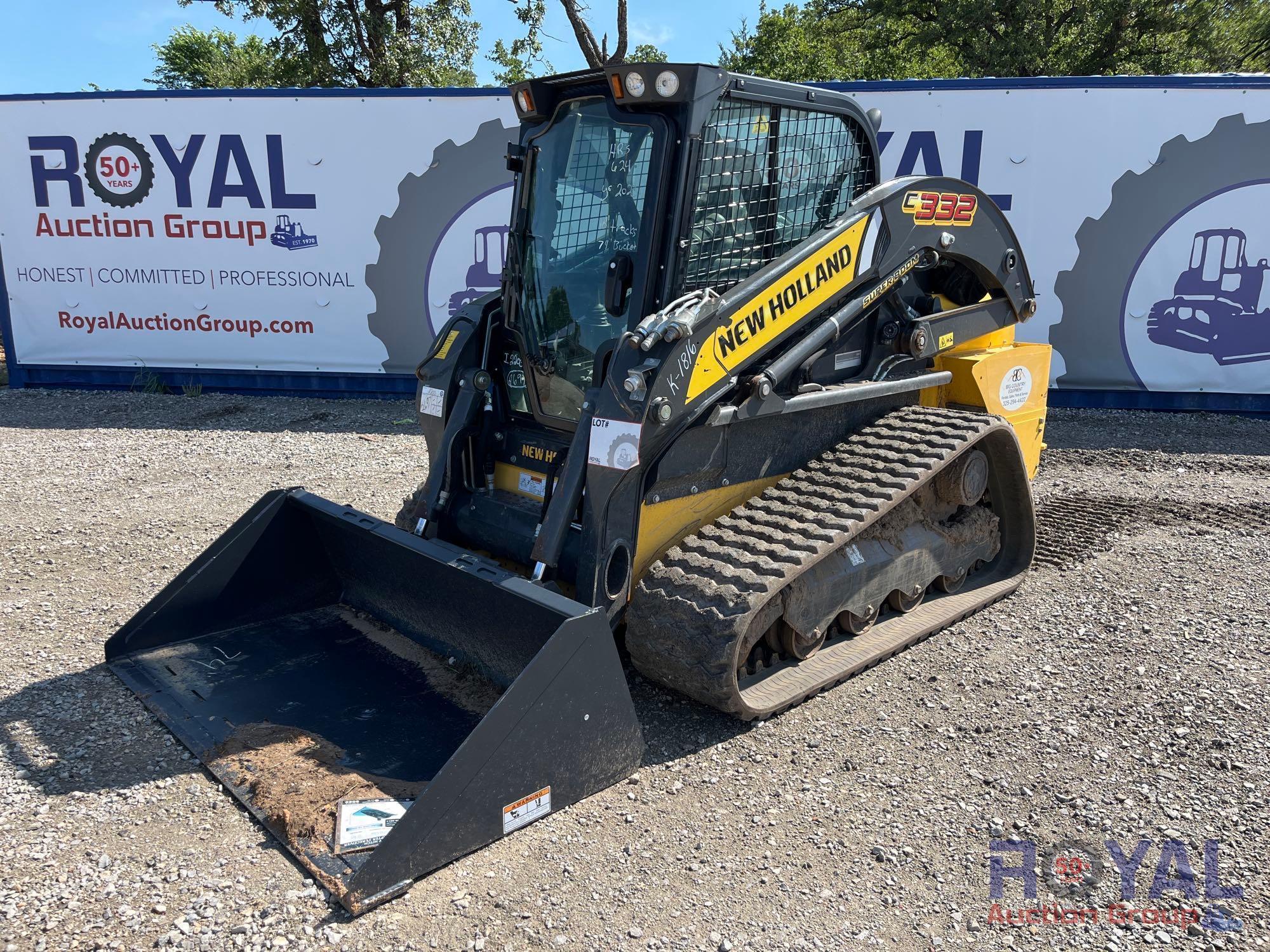 2023 New Holland C332 Two Speed Compact Track Loader Skid Steer