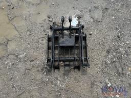2025 Mini Excavator Fixed Position 3-Tooth Thumb Attachment