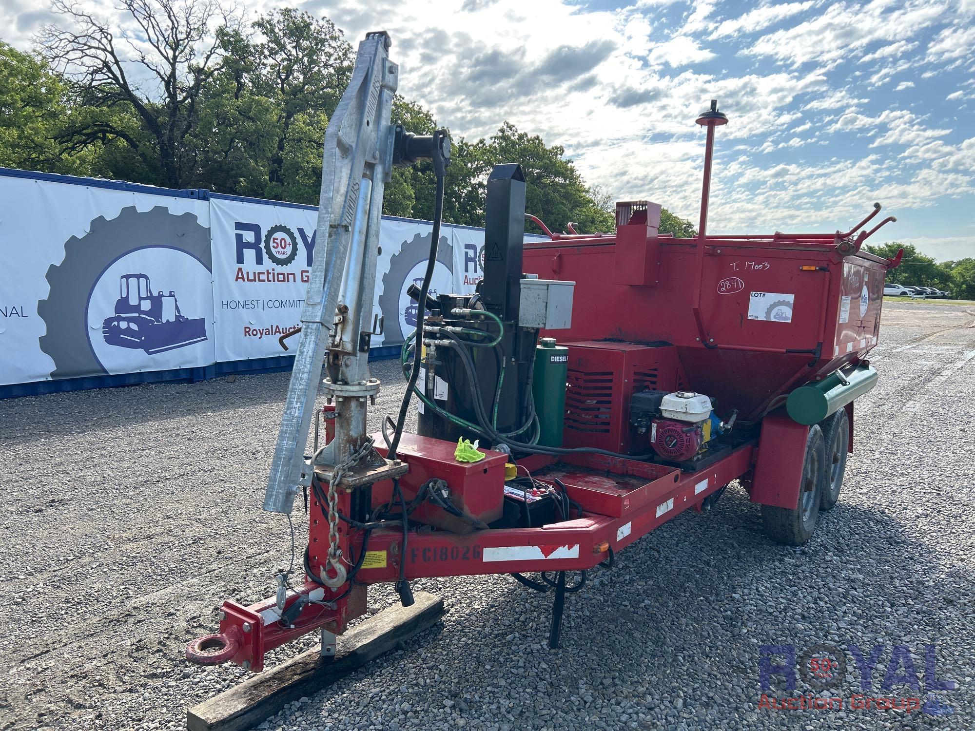 2019 Falcon RME 4-Ton 16ft Asphalt Hotbox Dump Trailer