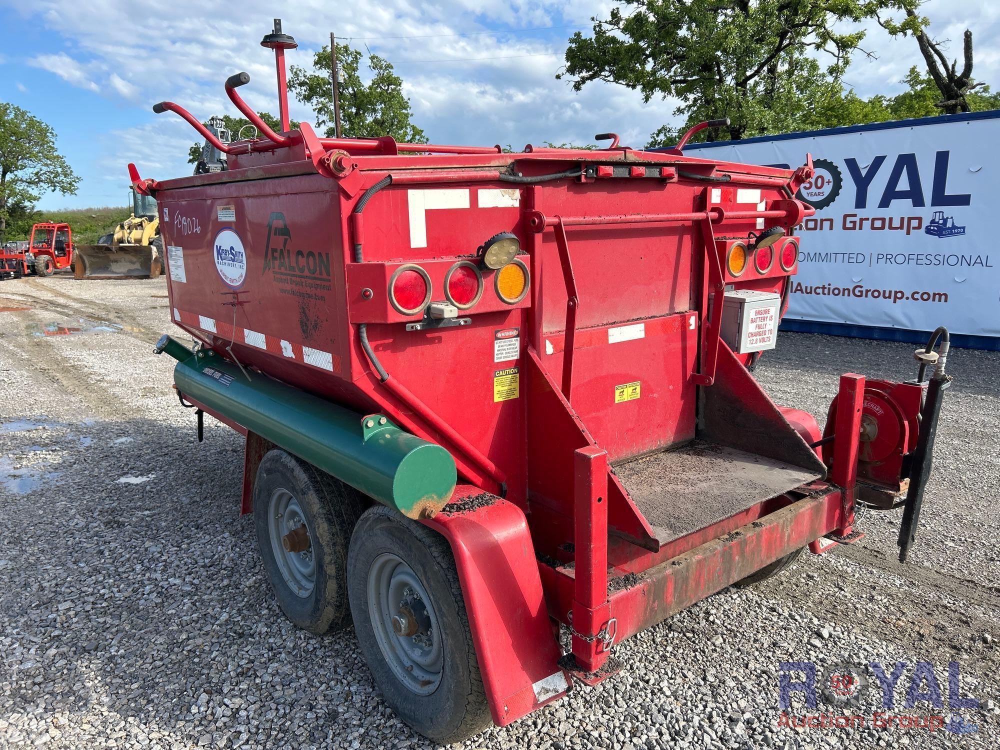 2019 Falcon RME 4-Ton 16ft Asphalt Hotbox Dump Trailer
