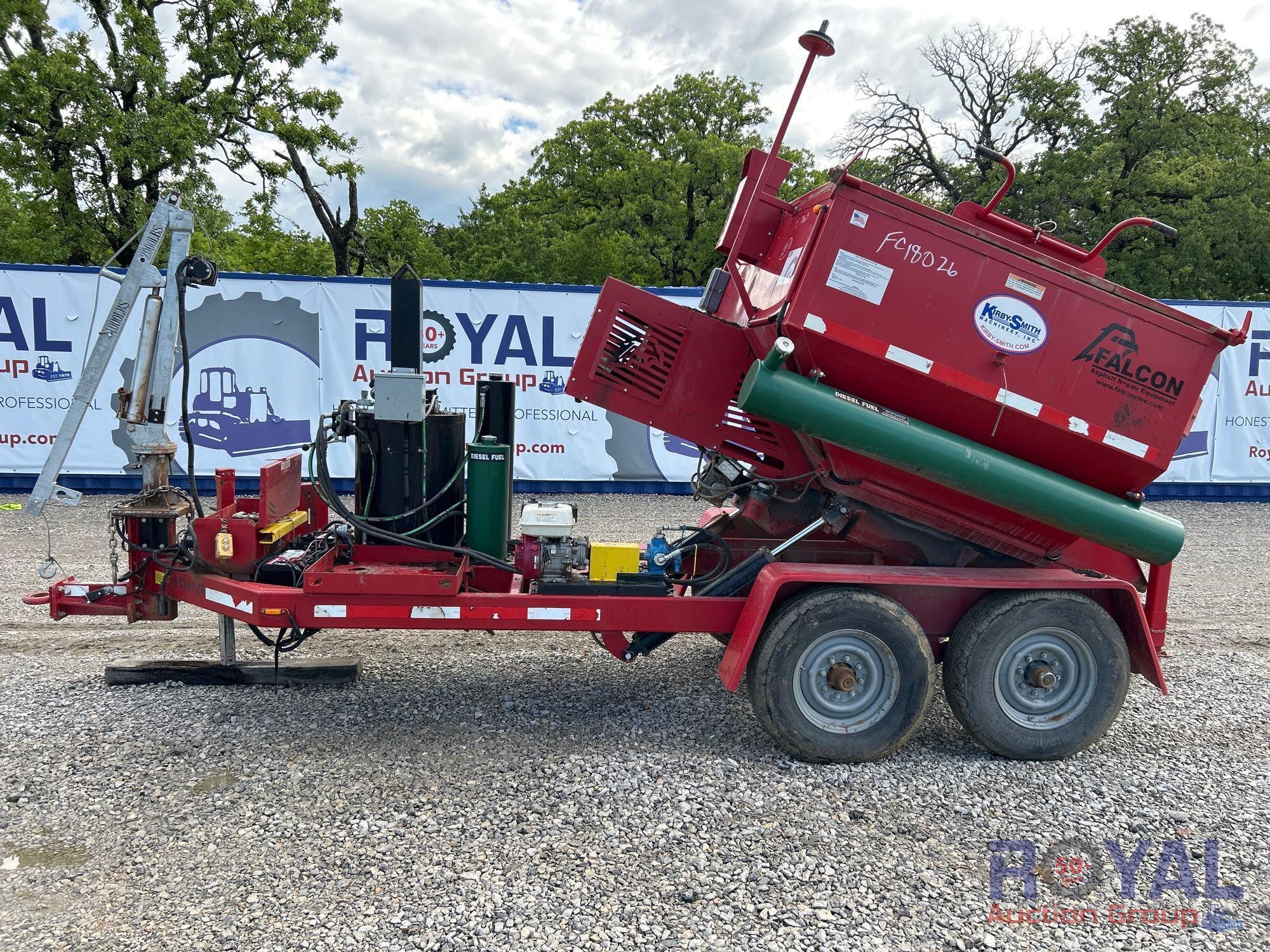 2019 Falcon RME 4-Ton 16ft Asphalt Hotbox Dump Trailer