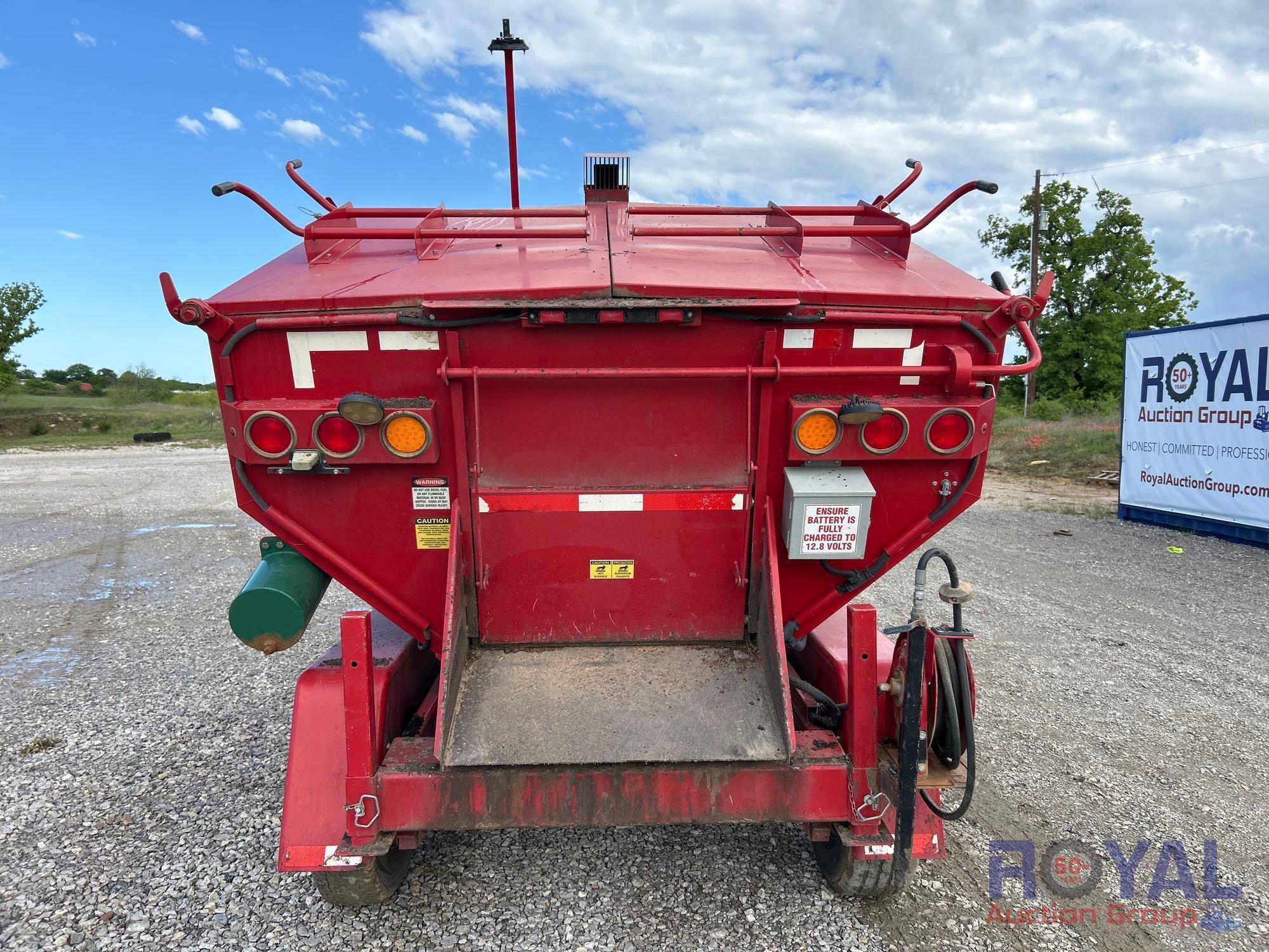 2019 Falcon RME 4-Ton 16ft Asphalt Hotbox Dump Trailer