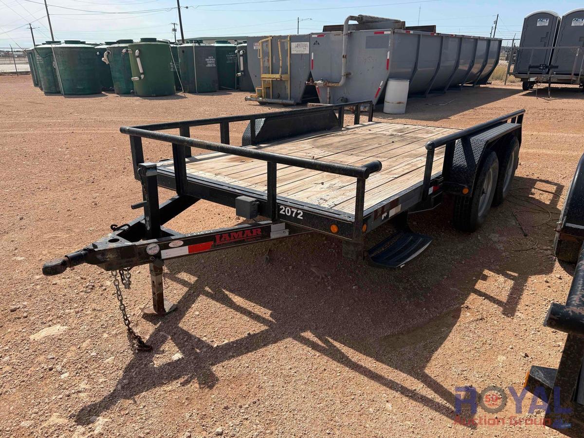 2012 Lamar Trailers UT10k 16ft. T/A Pipe Top Utility Trailer