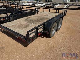 2012 Lamar Trailers UT10k 16ft. T/A Pipe Top Utility Trailer