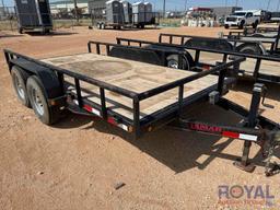 2012 Lamar Trailers UT10k 16ft. T/A Pipe Top Utility Trailer