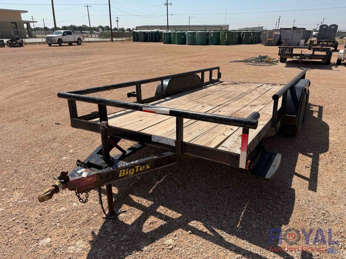2003 Big Tex 10PI 16ft. T/A Pipe Top Utility Trailer