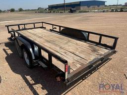 2003 Big Tex 10PI 16ft. T/A Pipe Top Utility Trailer