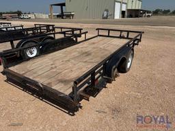 2003 Big Tex 10PI 16ft. T/A Pipe Top Utility Trailer