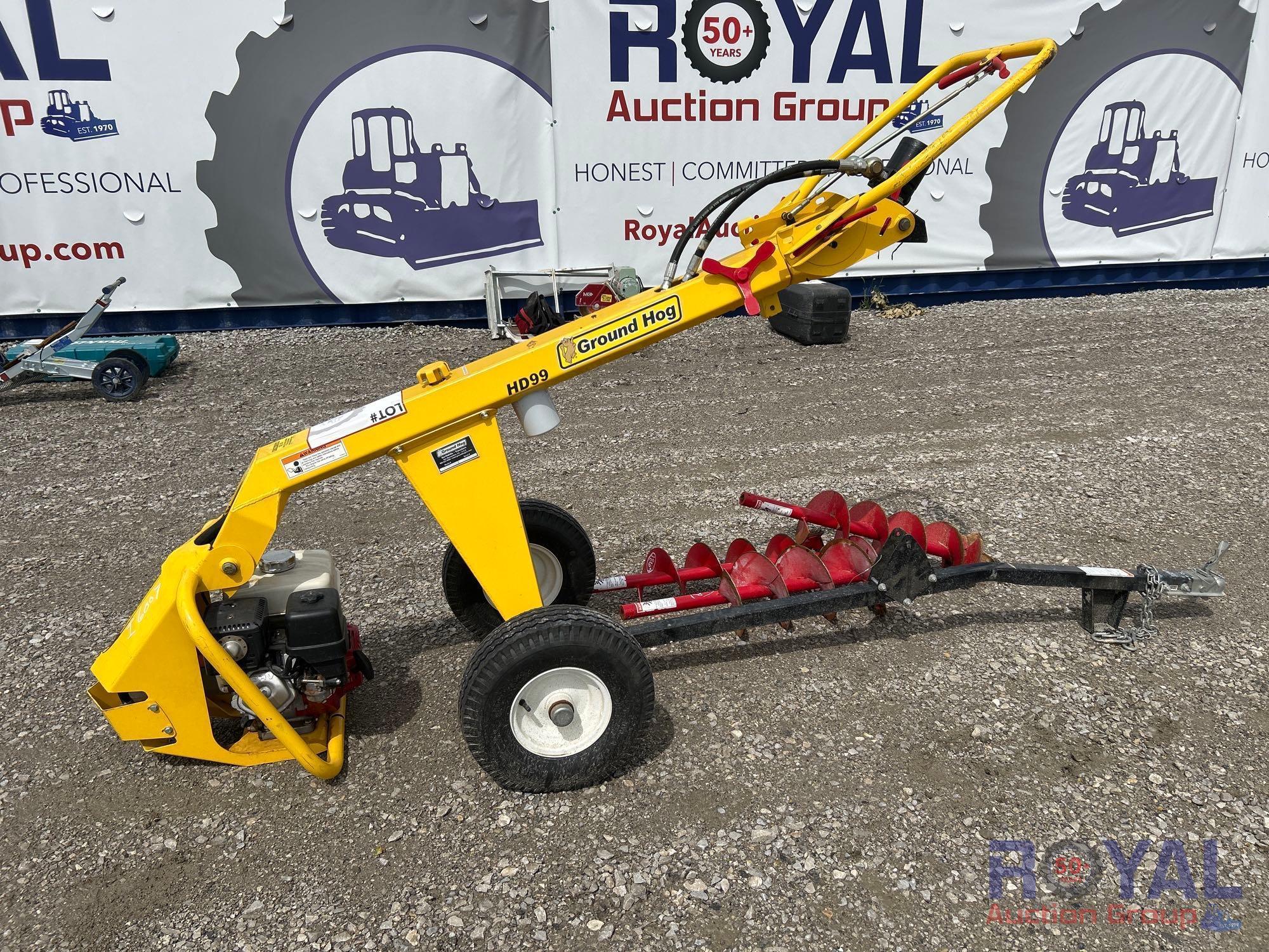 2017 Ground Hog HD99 Towable Hydraulic Auger