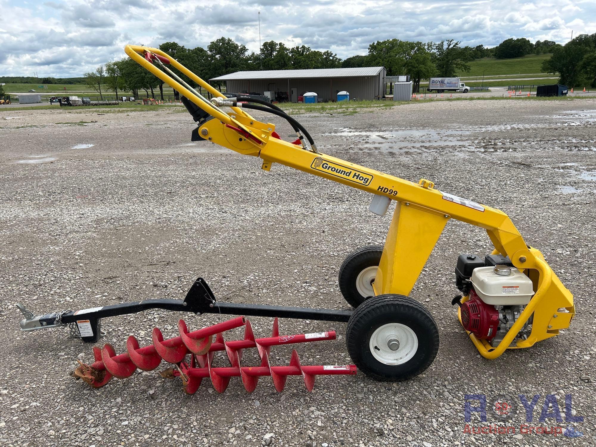 2017 Ground Hog HD99 Towable Hydraulic Auger