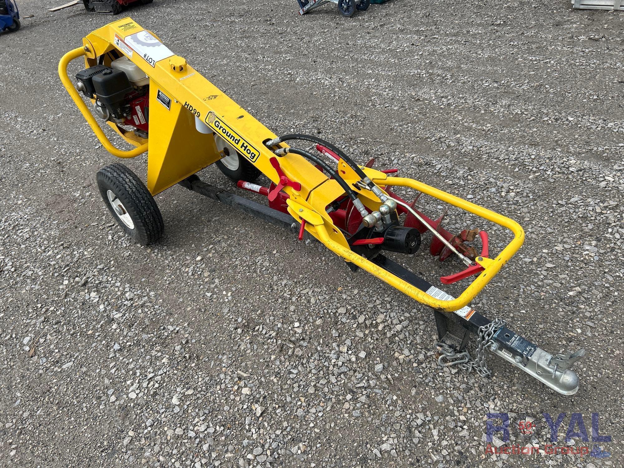 2017 Ground Hog HD99 Towable Hydraulic Auger