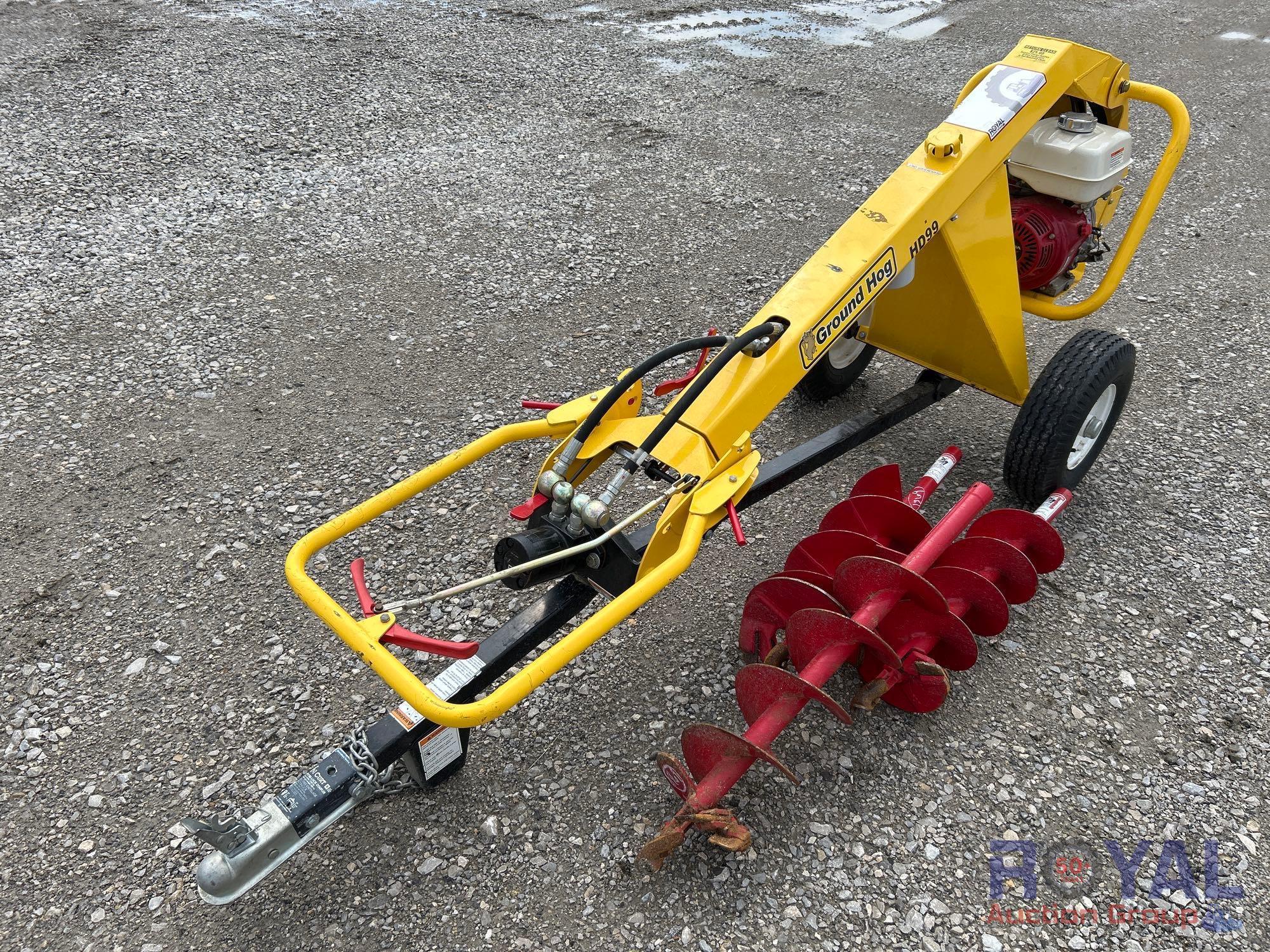 2017 Ground Hog HD99 Towable Hydraulic Auger