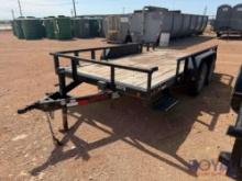 2012 Lamar Trailers UT10k T/A Pipe Top Utility Trailer