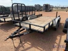 2008 PJT 14ft T/A Utility Trailer