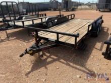 2003 Big Tex 10PI 16ft T/A Pipe Top Utility Trailer
