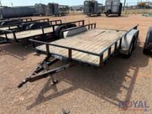 2007 PJT 14ft T/A Utility Trailer