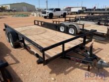 2005 Big Tex 10PI 16ft T/A Pipe Top Utility Trailer