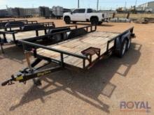 2003 Big Tex 10PI 16ft T/A Pipe Top Utility Trailer