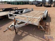 2000 Big Tex 16ft T/A Pipe Top Utility Trailer