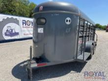 2016 W.W.Trailer All Around Aluminum 16ft T/A Livestock Trailer