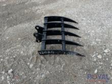 Mini Excavator Rake Attachment