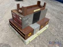 Pallet of Pigeon Hole Cabinets and Parts Drawers