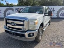 2011 Ford F-250 4x4 Crew Cab Flatbed Truck