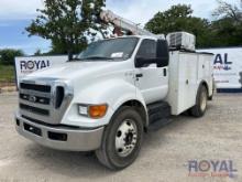 2015 Ford F-650 Stellar 10621 Crane Service Truck