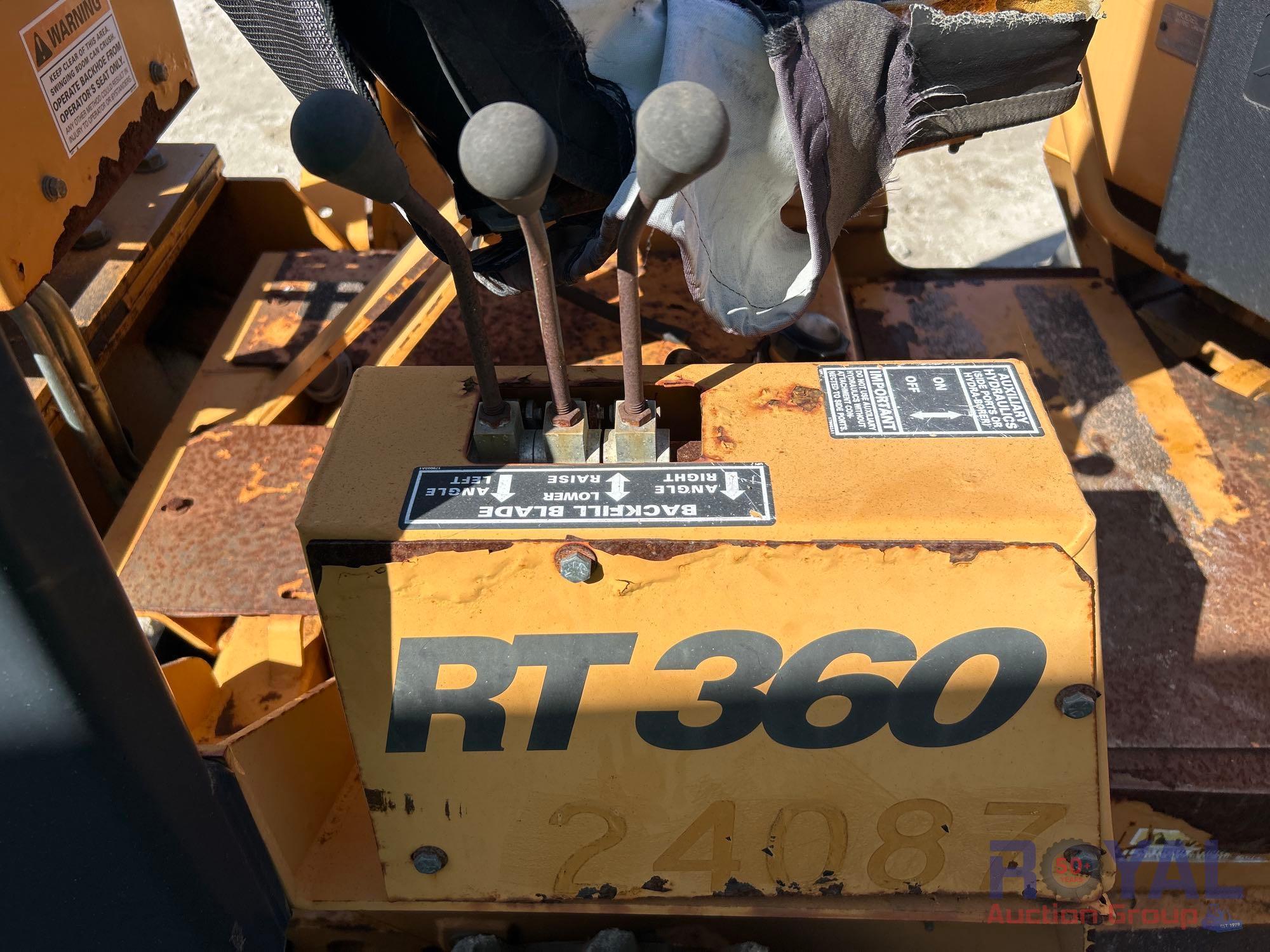 2007 Astec RT-360 Ride-On Trencher Backhoe