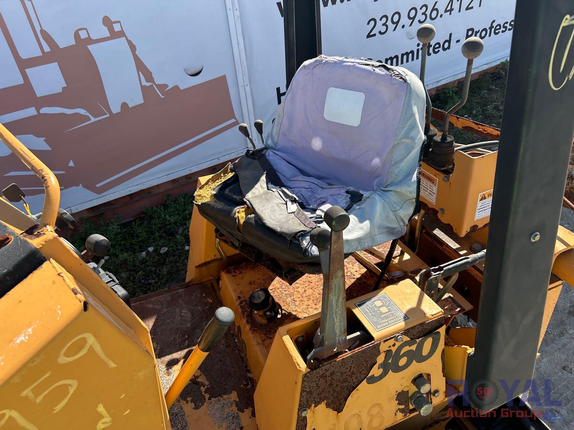 2007 Astec RT-360 Ride-On Trencher Backhoe