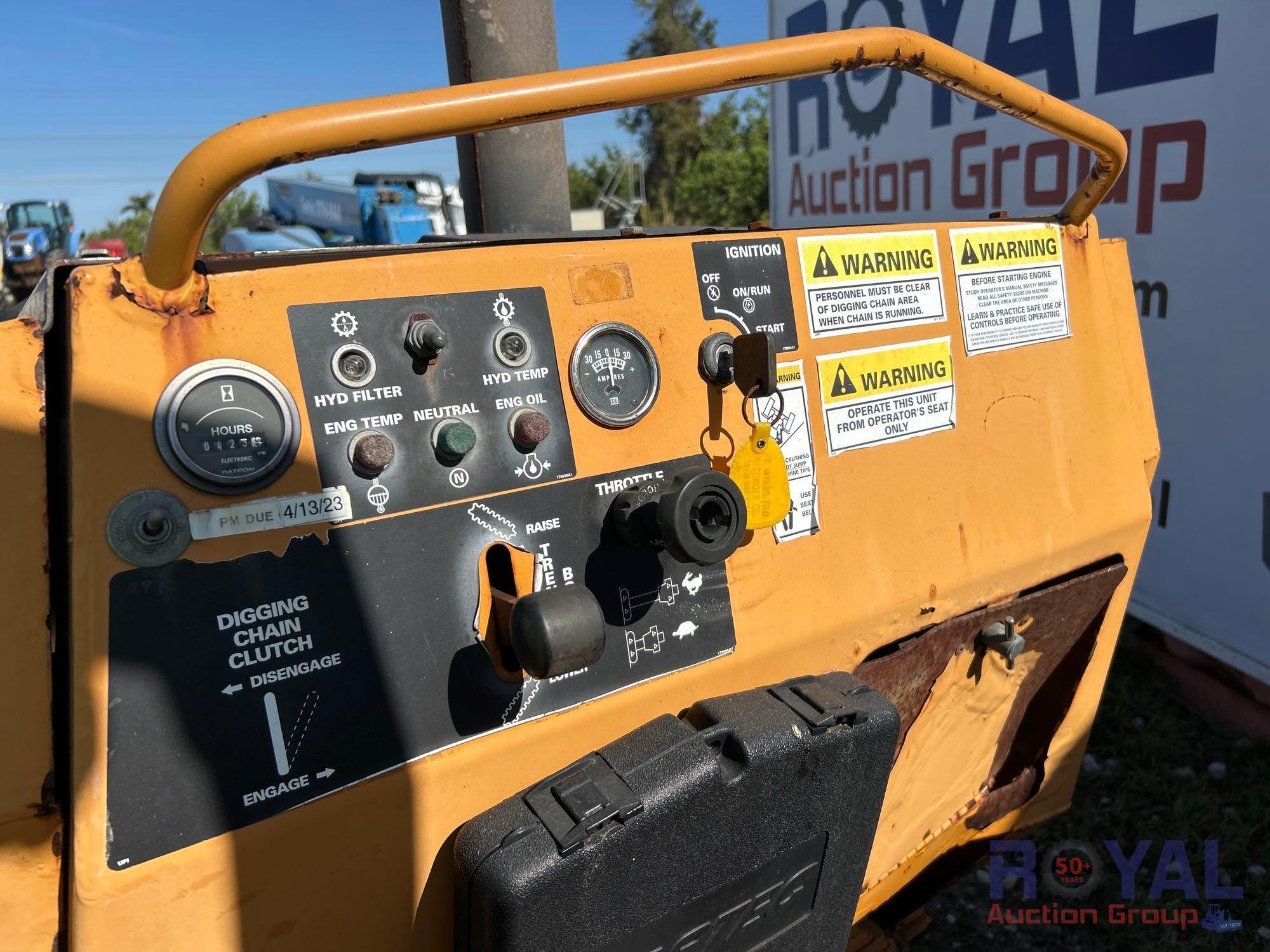 2007 Astec RT-360 Ride-On Trencher Backhoe