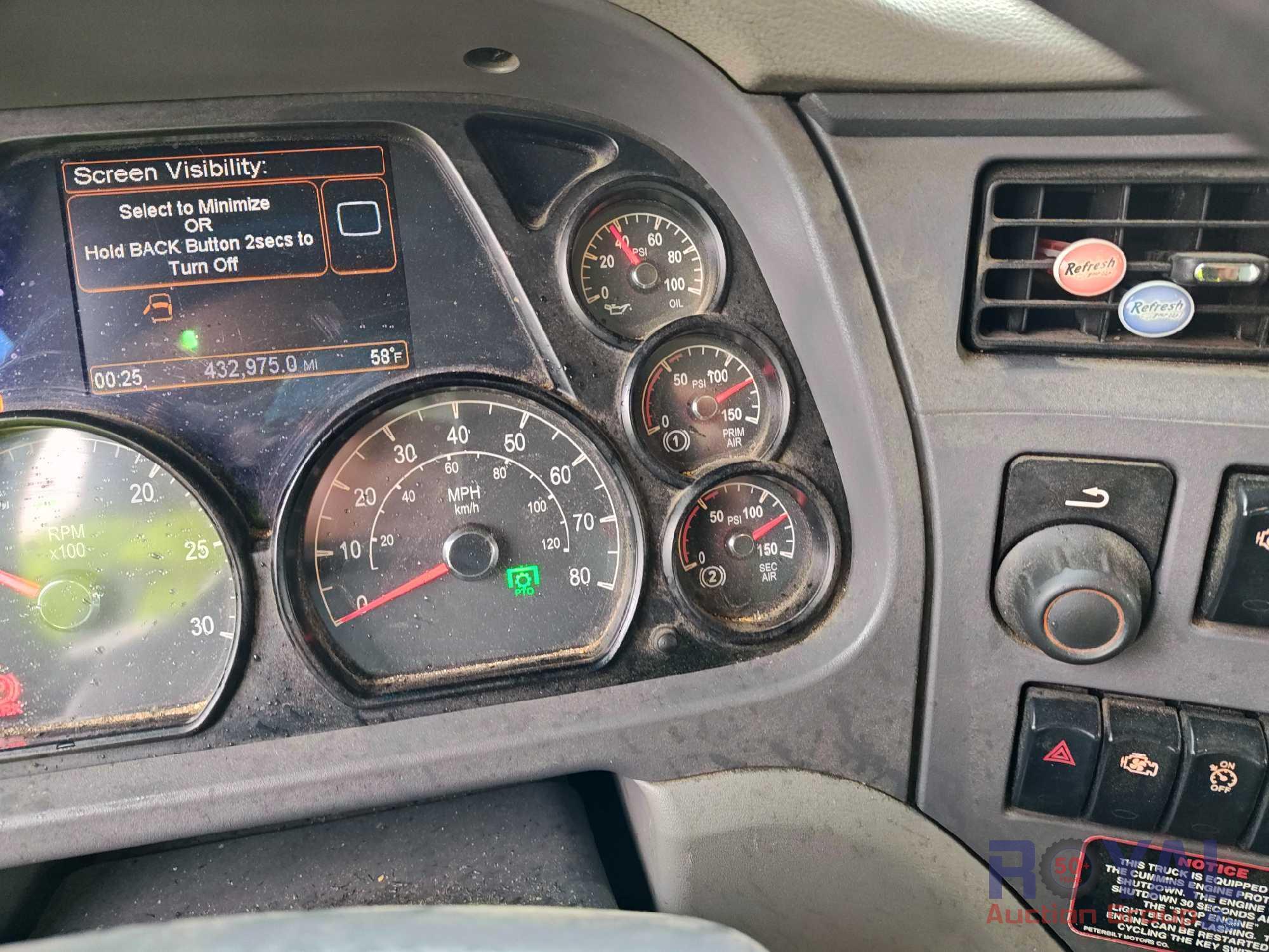 2017 Peterbilt 567 Tri-Axle Dump Truck