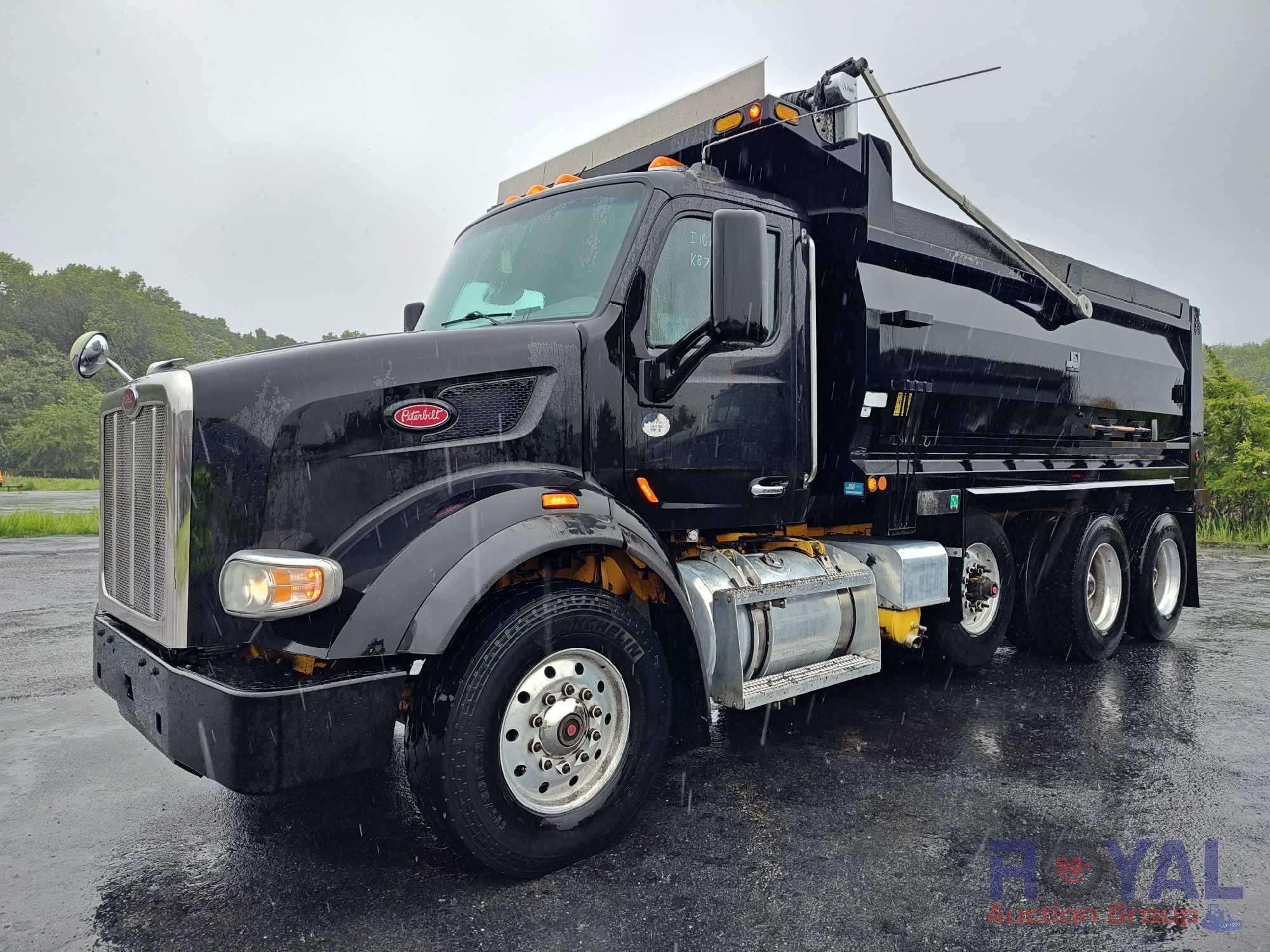 2017 Peterbilt 567 Tri-Axle Dump Truck