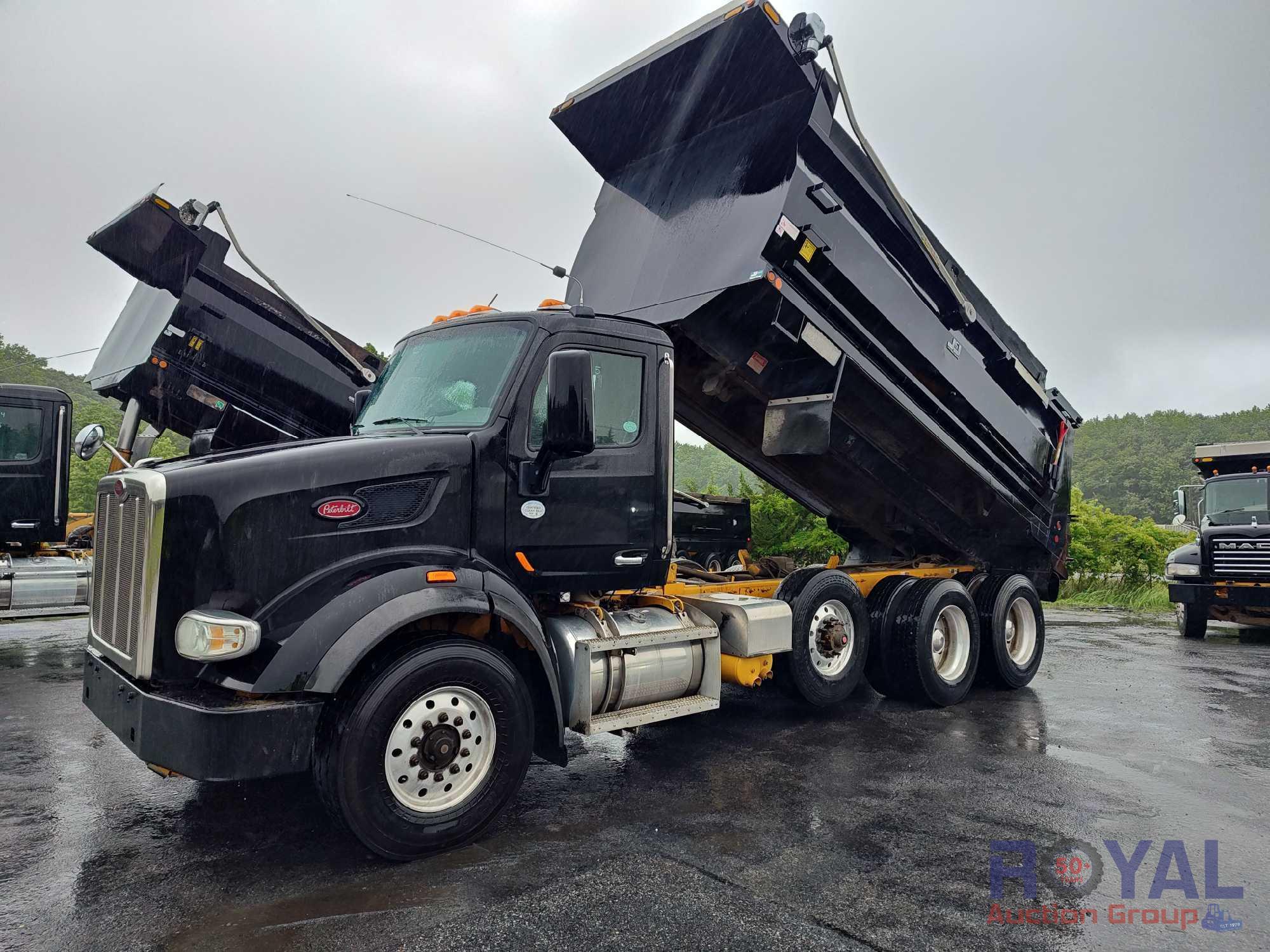 2017 Peterbilt 567 Tri-Axle Dump Truck