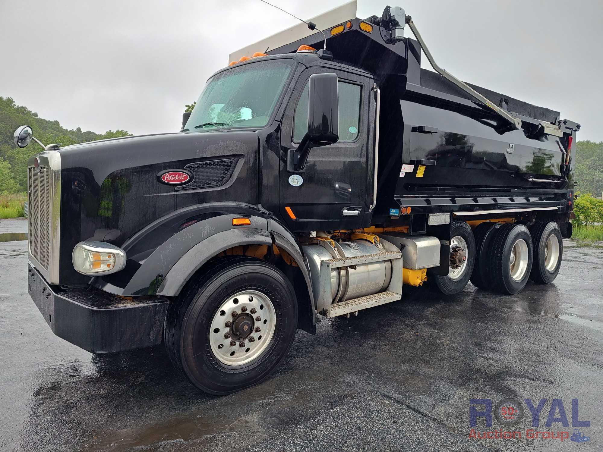 2017 Peterbilt 567 Tri-Axle Dump Truck