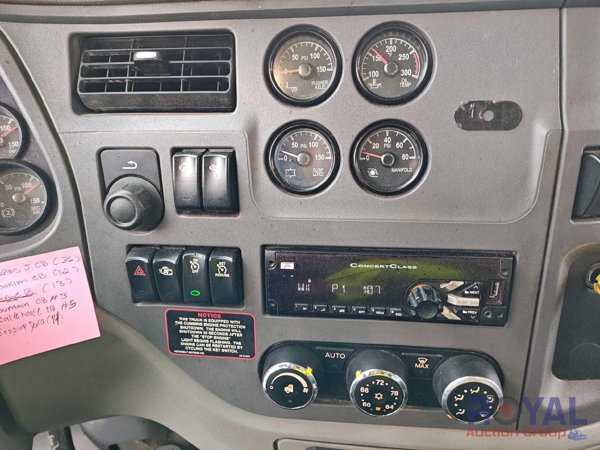 2017 Peterbilt 567 Tri-Axle Dump Truck