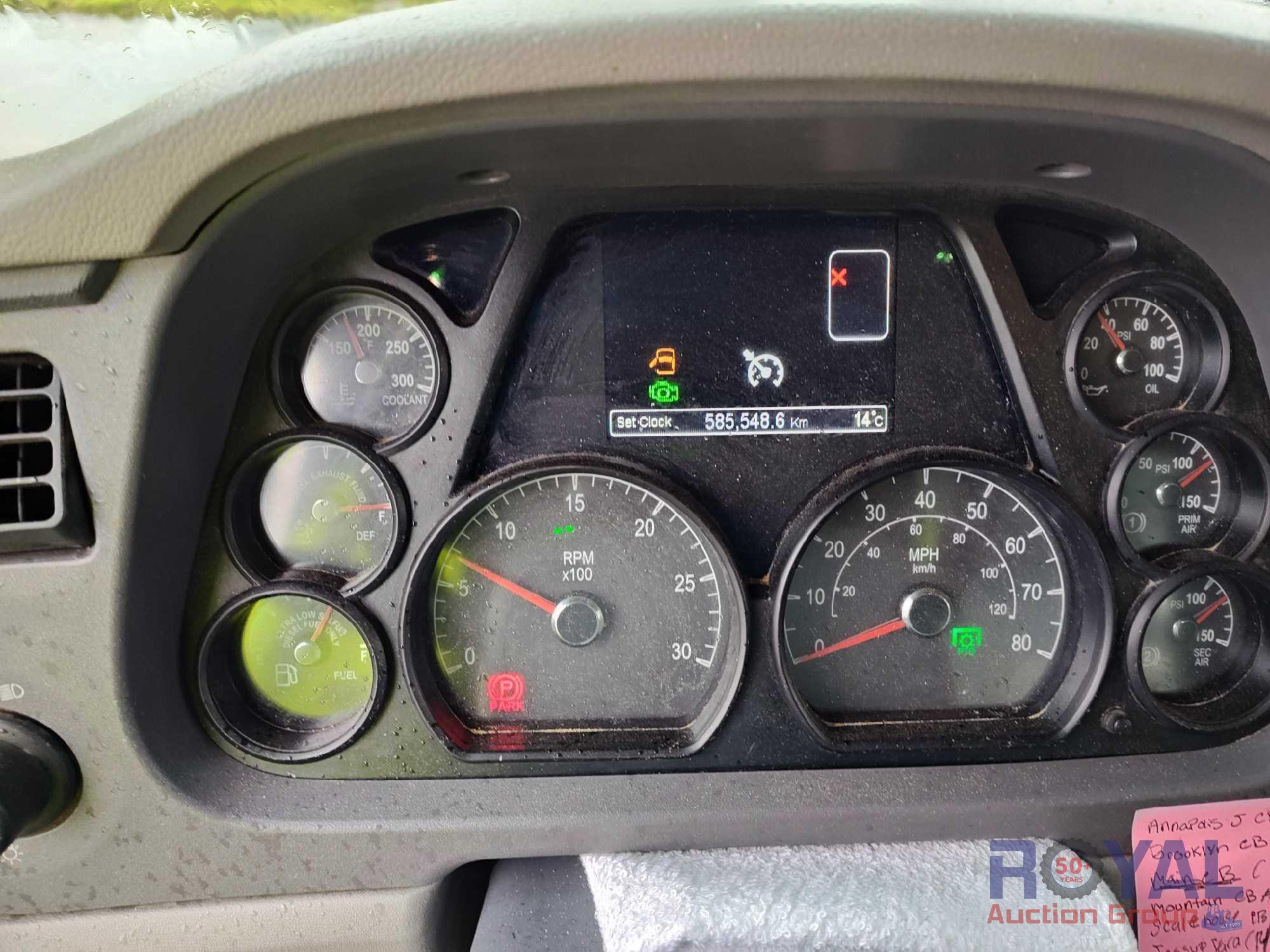 2017 Peterbilt 567 Tri-Axle Dump Truck