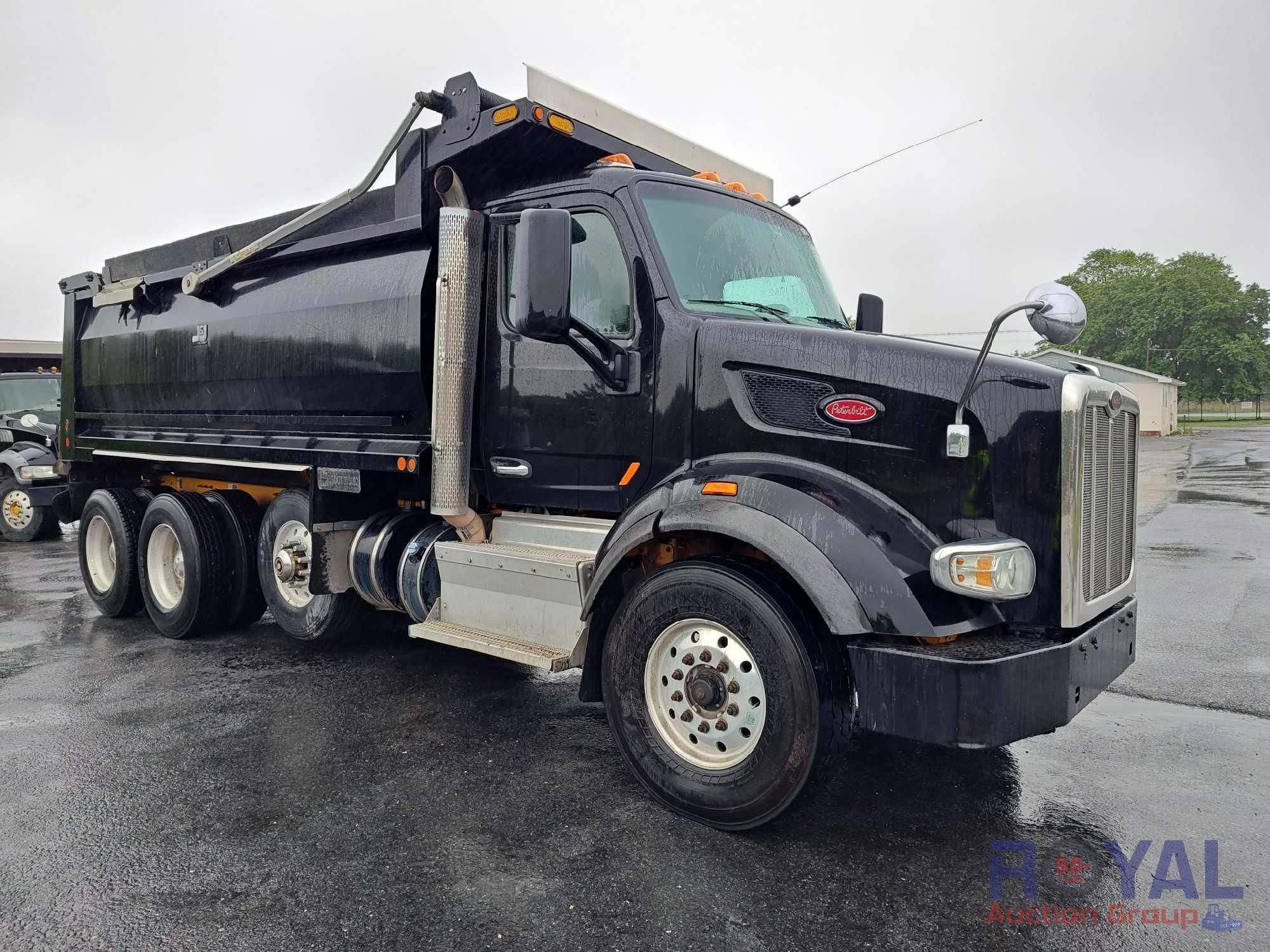 2017 Peterbilt 567 Tri-Axle Dump Truck