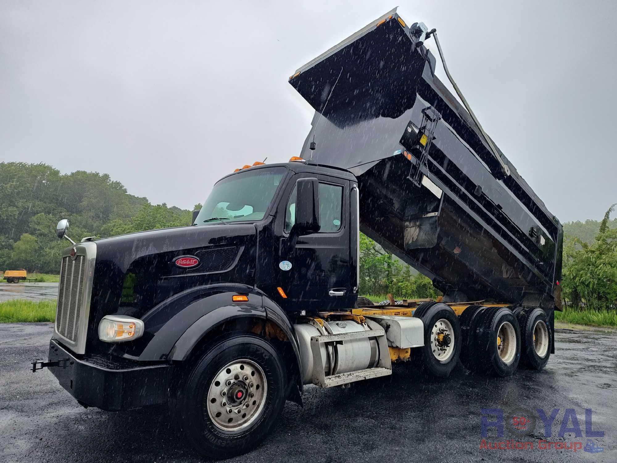 2016 Peterbilt 567 Tri-Axle Dump Truck