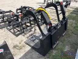 2025 Dual Cylinder 72in Grapple Bucket Skid Steer Attachment