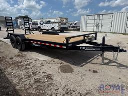 2025 HD Trailer Solutions 20ft 7 Ton T/A Flatbed Trailer